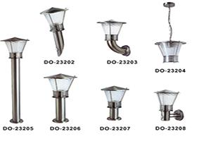 Solar garden lamp lamp cap series